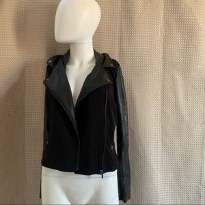 Black Jacket with Leather